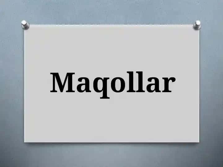 Maqollar