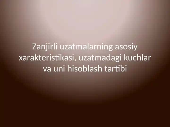 Zanjirli Uzatmalar