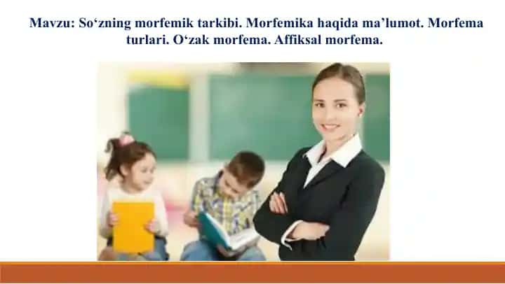So‘zning morfemik tarkibi