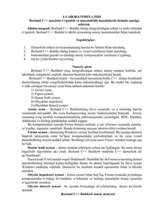 Borland C++ Builder 6