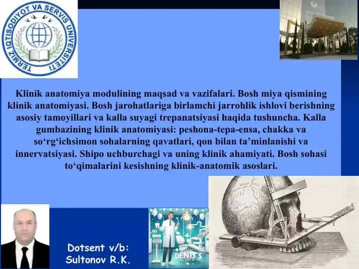 Klinik anatomiya moduli