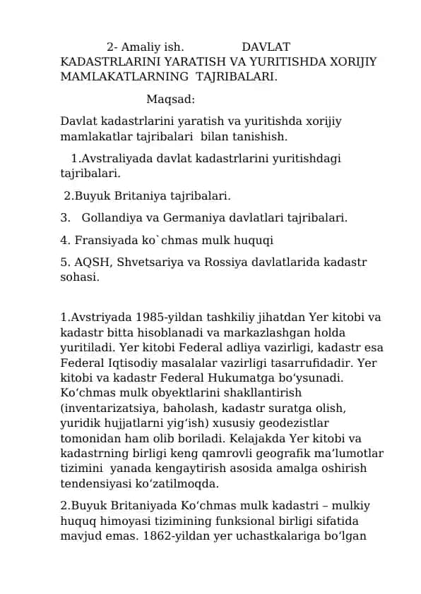 Davlat Kadastarlari