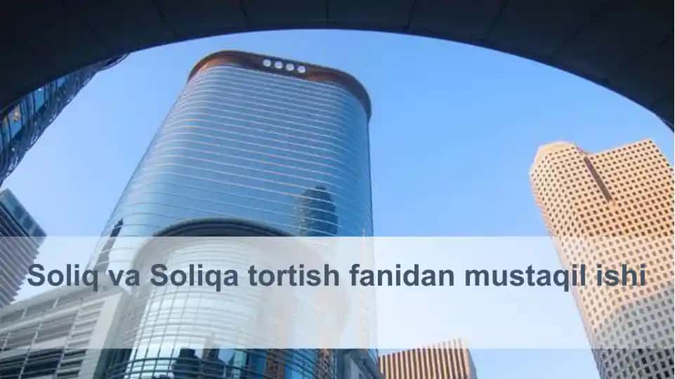 Yer va unga oid soliq turlari va soliqqa tortilishi