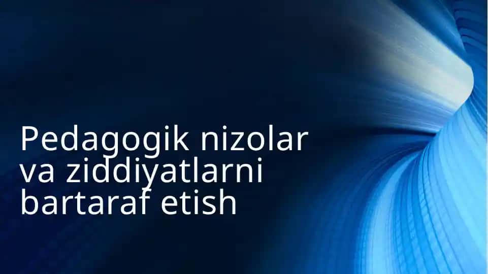 Pedagogik nizolar