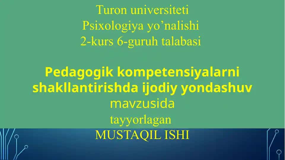 Psixologiyayo’nalishi2-kurs6-guruhtalabasi