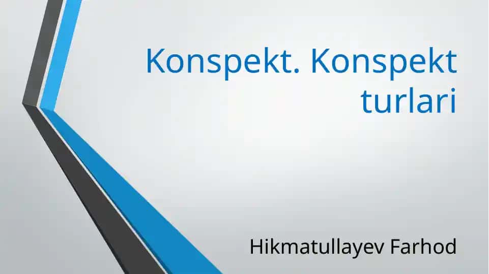 Konspekt