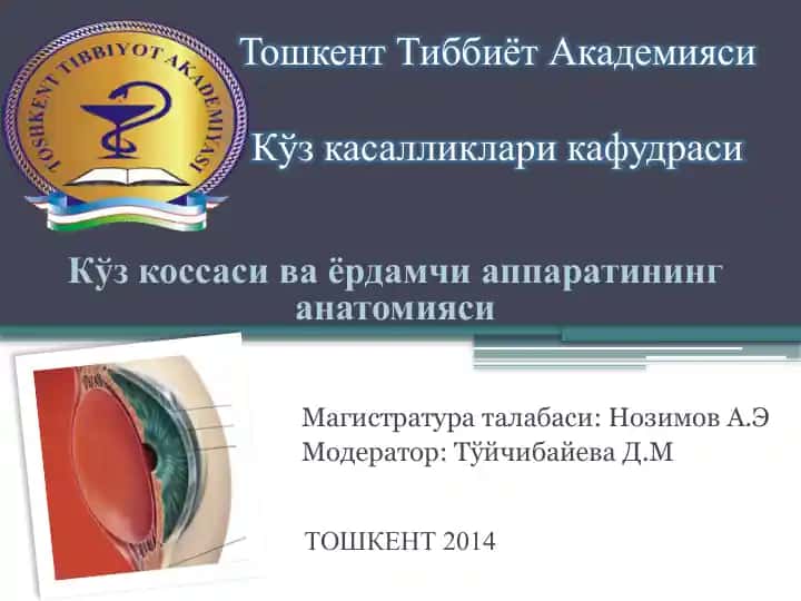 Kўz kасаллиklari kаfudrаsi