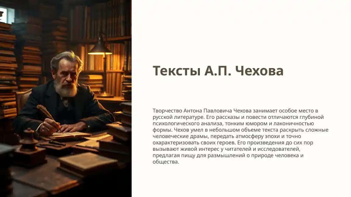 "Тексты А.П. Чехова"