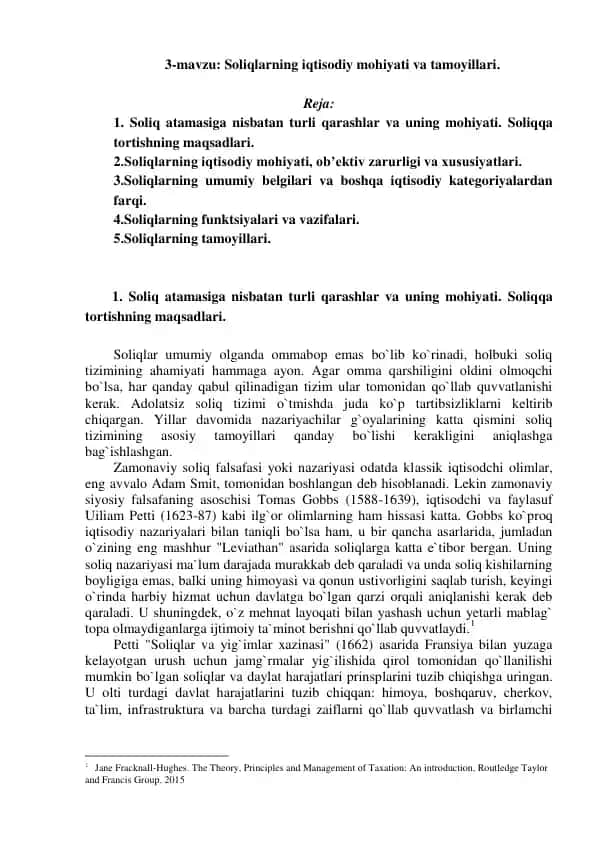 Soliq tizimi