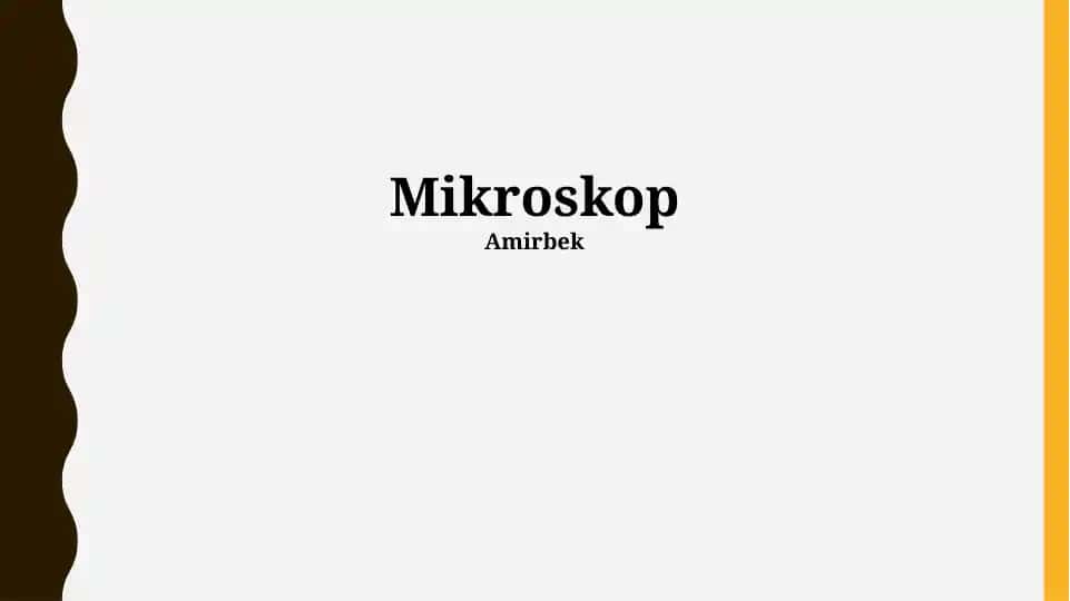 Mikroskop