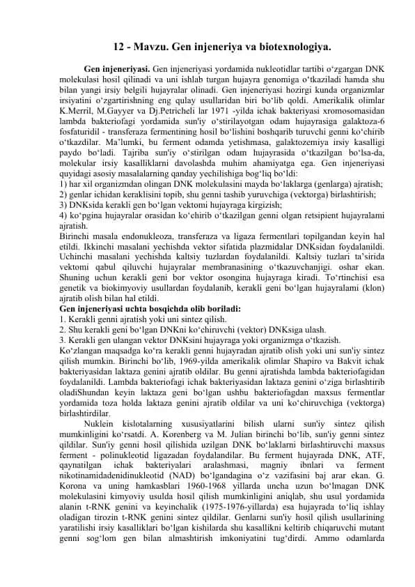 Gen injeneriyasi
