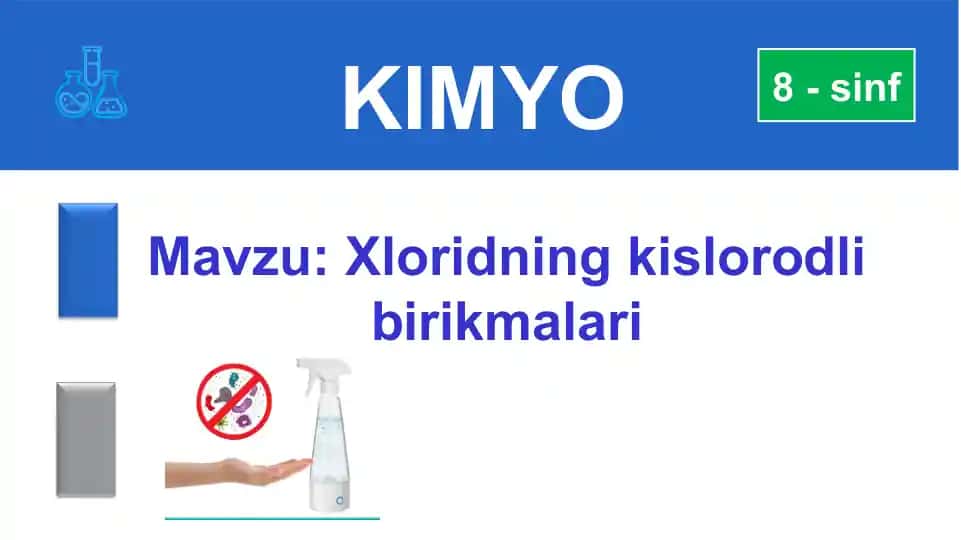 Xloridning kislorodli birikmalari