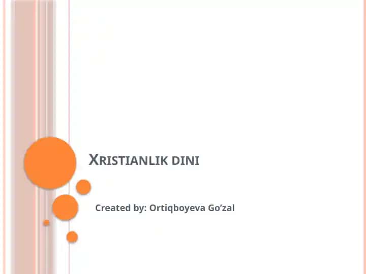 Xristianlik dini