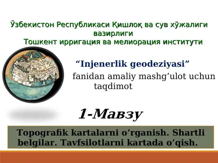Injenerlik geodeziyasi
