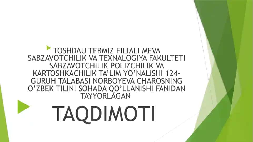 "GAP VA UNING TURLARI"