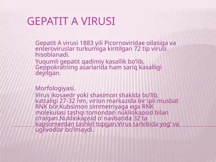 Gepatit A virusi