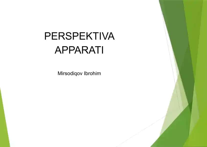Perspektiva apparati
