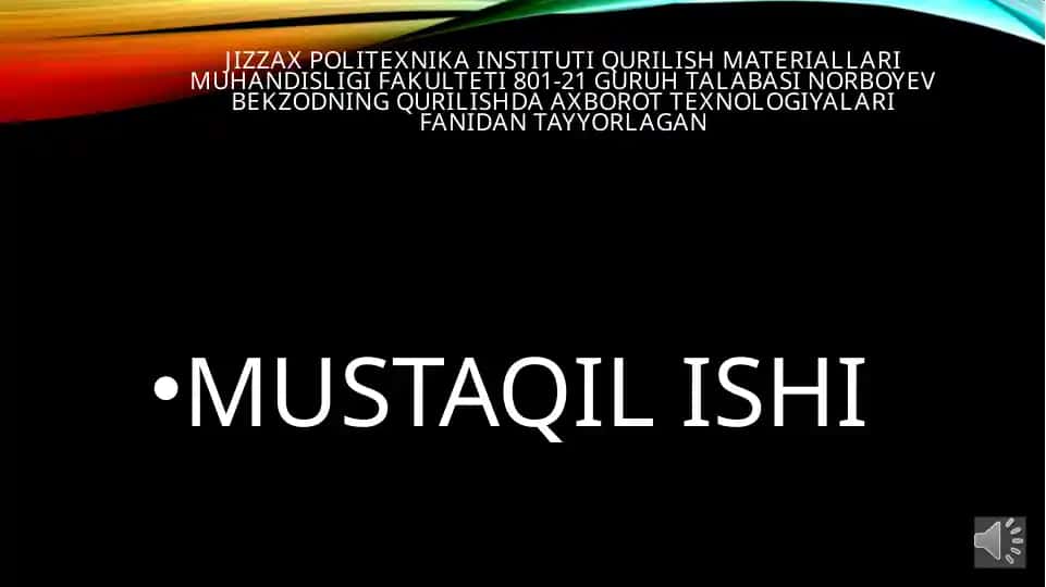 Rastrli kompyuter grafikasi va uning elementlari