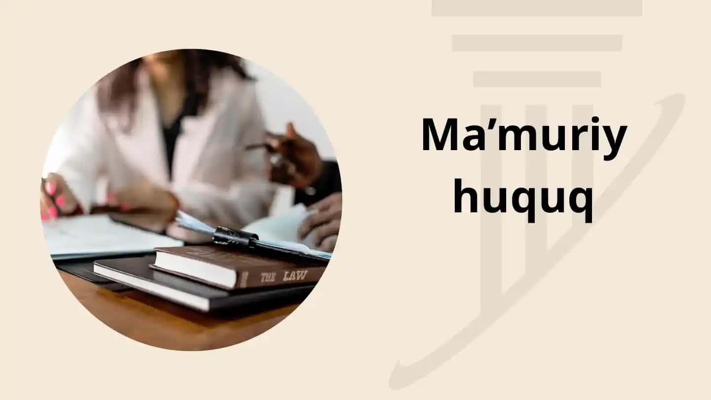 Ma’muriy huquq