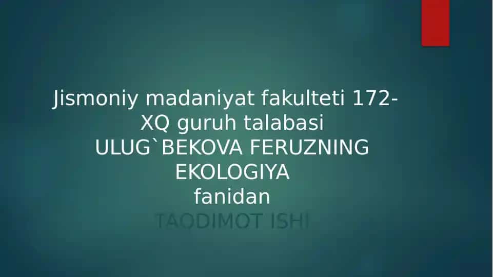 Hayvonlarning biosferadagi ahamiyati va tabiatdagi roli haqida ma'lumot.