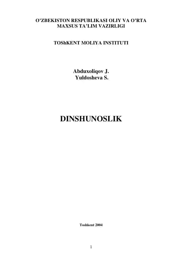 Dinshunoslik