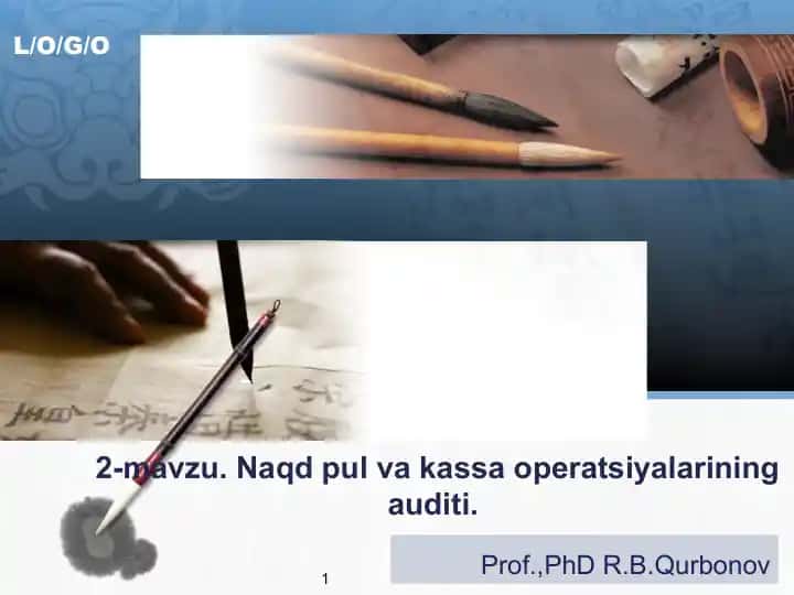 Naqdpul va kassa operatsiyalarining auditi