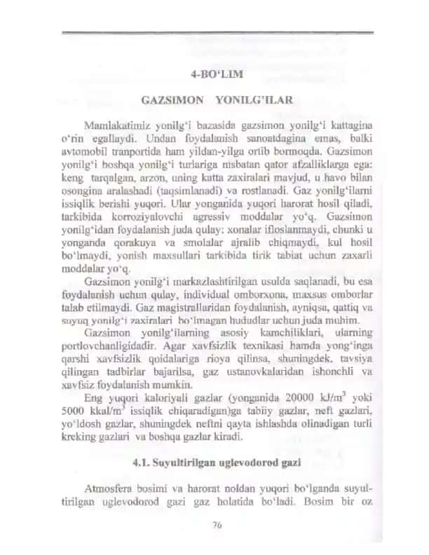 Gazsimon yonilg’ilar