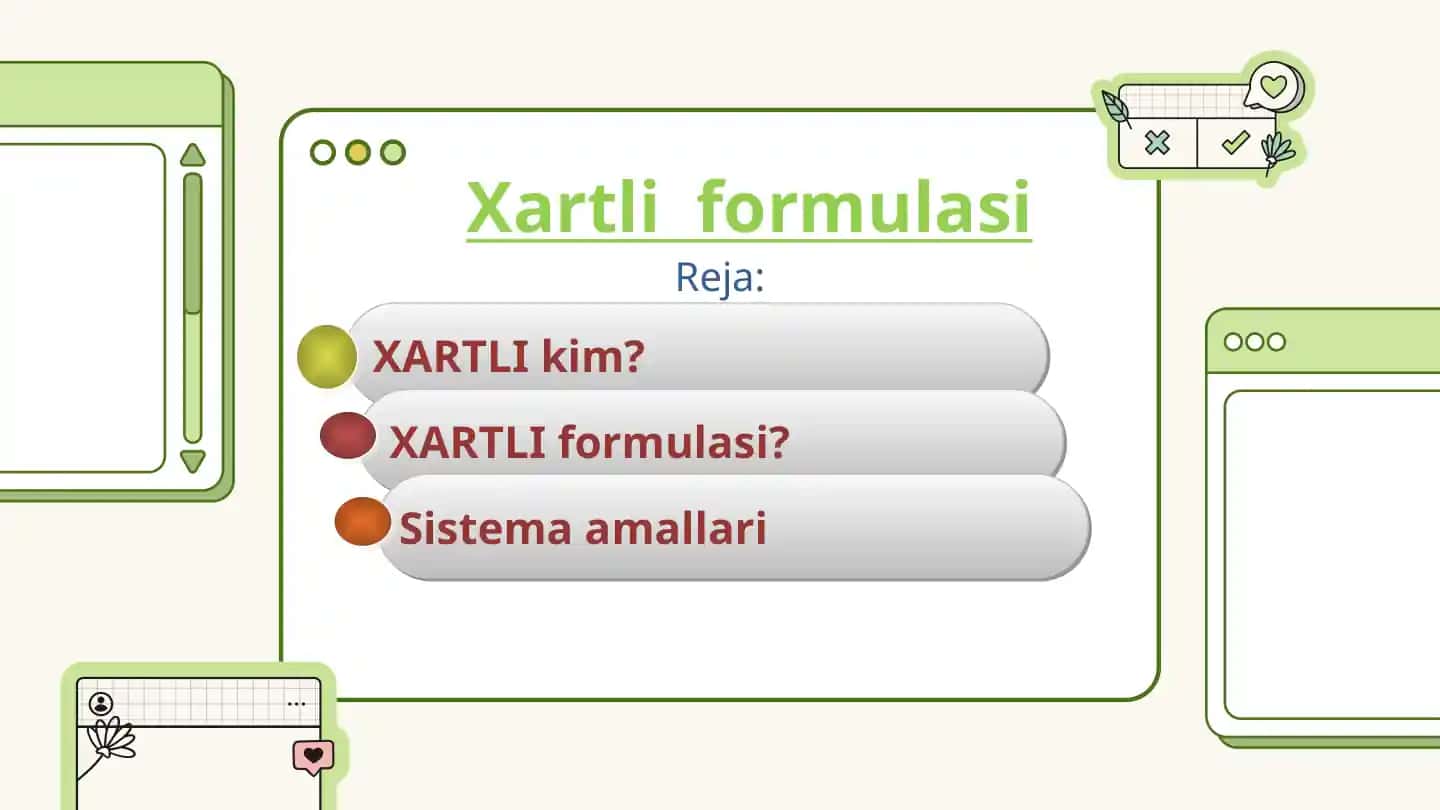 Xartli formulasi