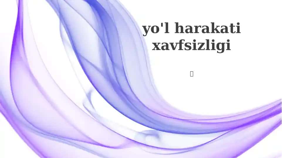 Piyodalar xavfsizligi