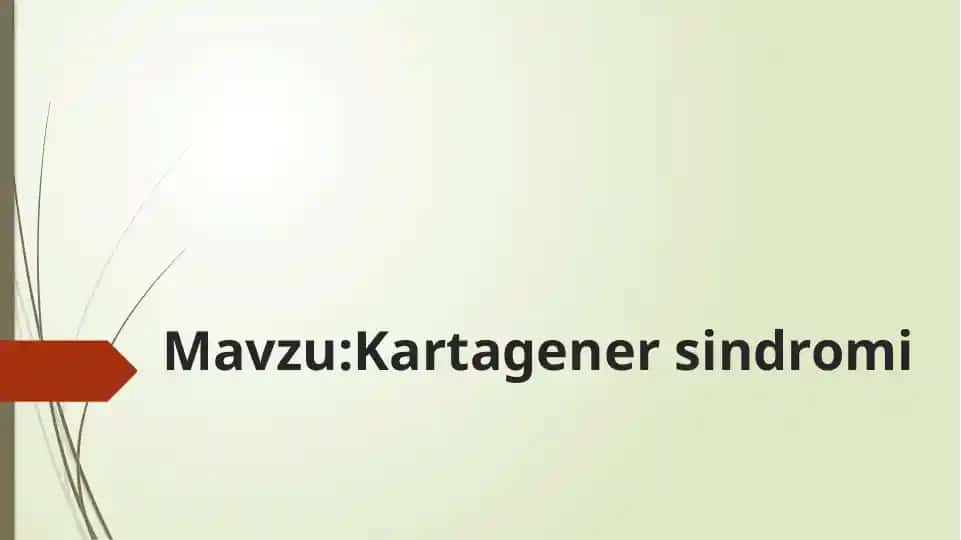 Kartagener sindromi