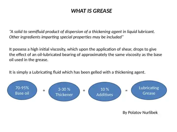 WHAT IS GREASE