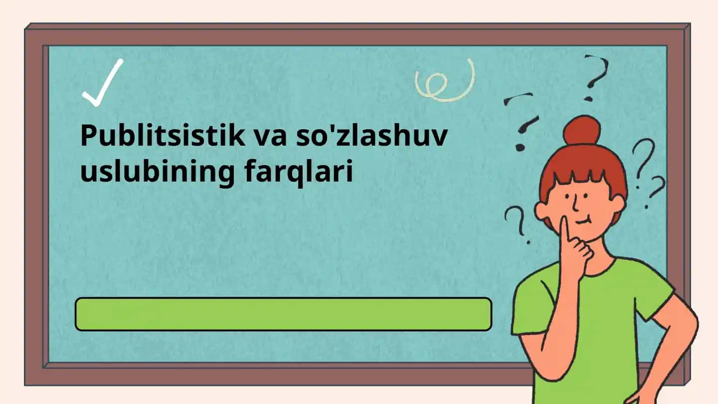 Publitsistik va so'zlashuv uslubining farqlari