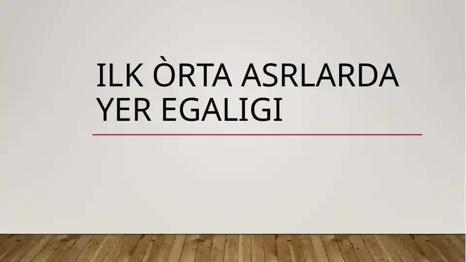 Yer egaligi
