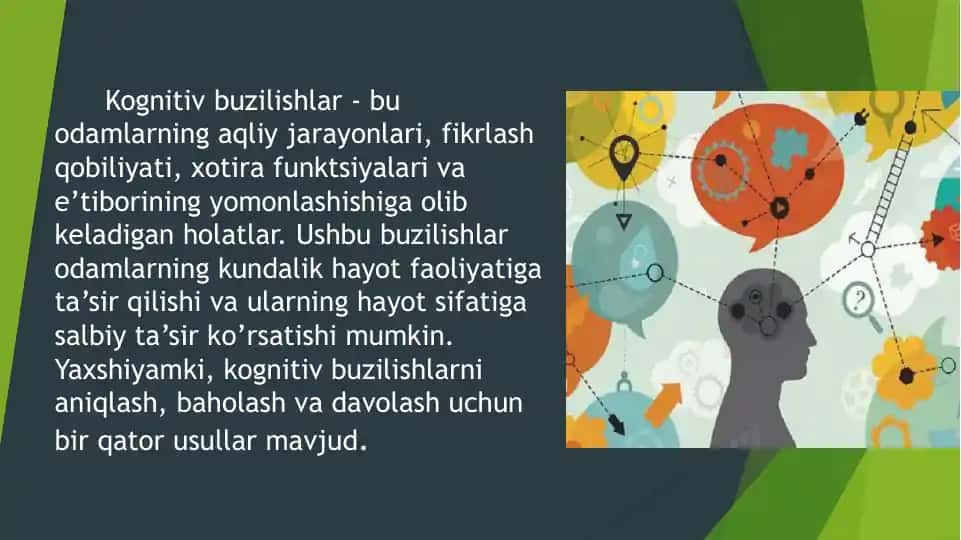Kognitiv buzilishlar