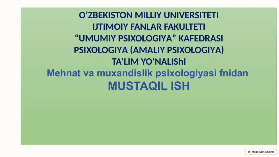 Axloqiy motivatsiya va kasbiy muvaffaqiyat