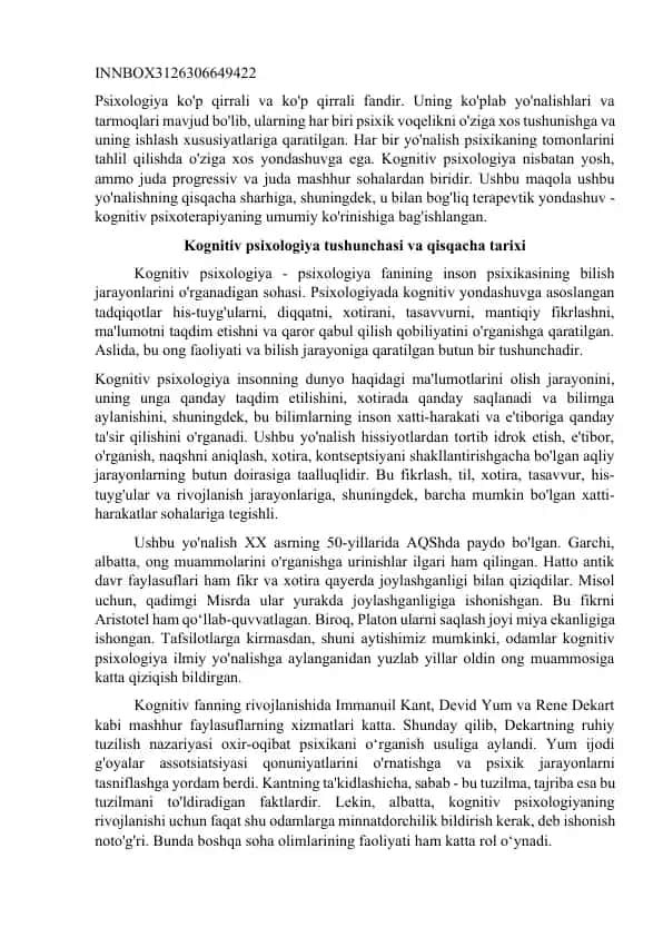 Psixologiya