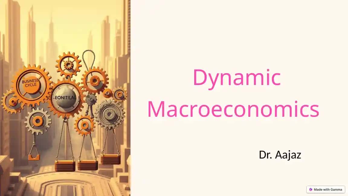 DynamicMacroeconomics