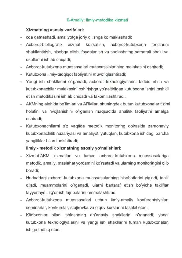 Ilmiy-metodika xizmati
