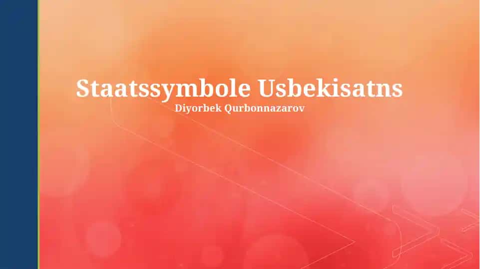 Staatssymbole Usbekistans