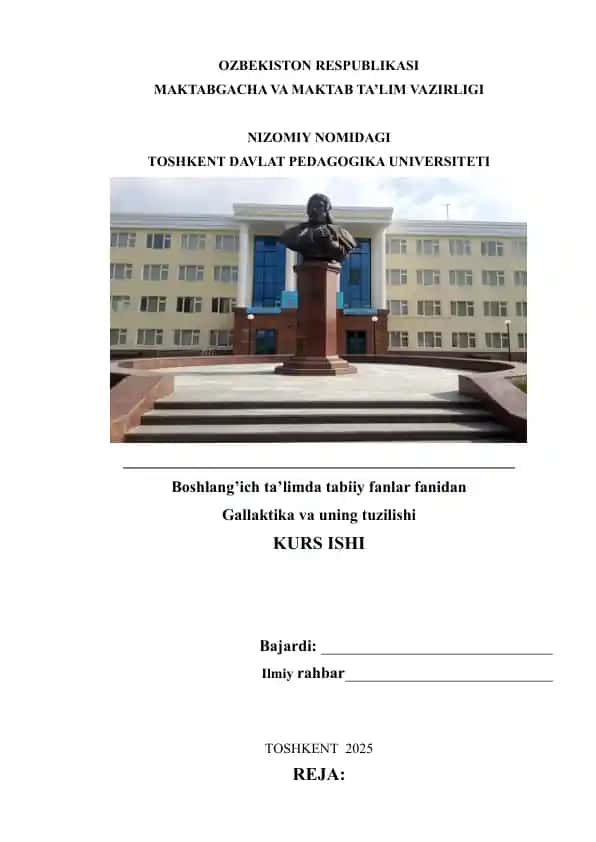 Gallaktika va uning tuzilishi