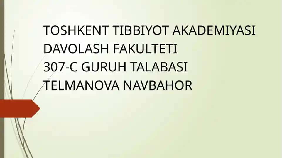 O’TKIR KORONAR SINDROM