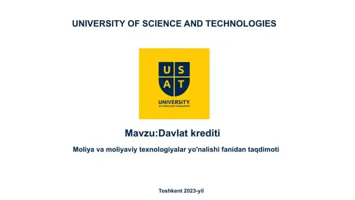 UNIVERSITY