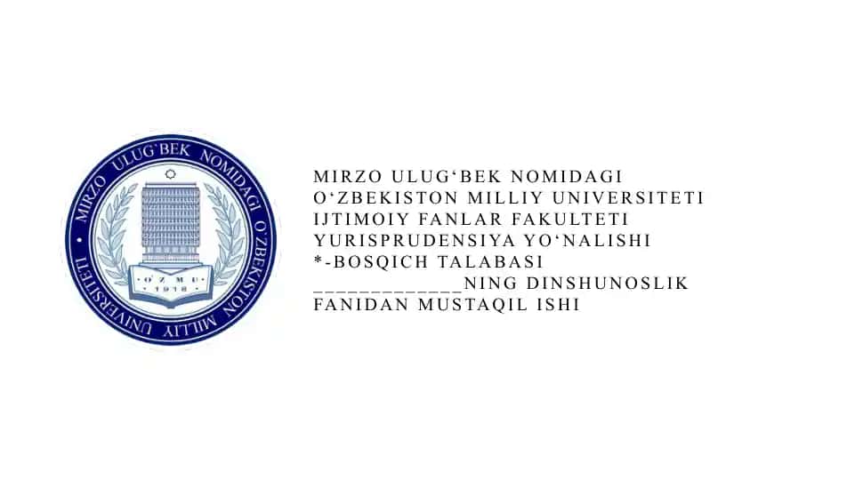 Abdurauf Fitratning “Muxtasar islom tarixi” risolasi
