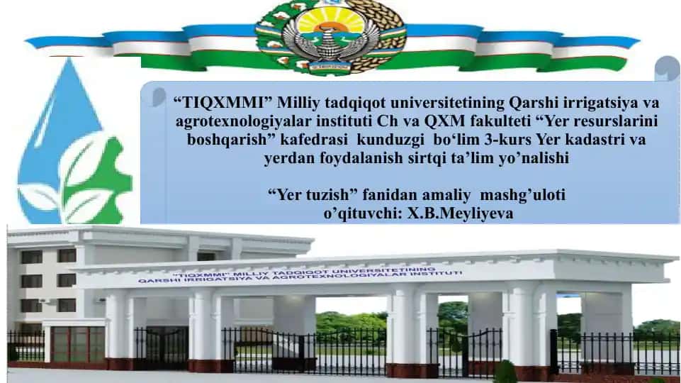 Yer tabiiy resurs va ishlab chiqarish vositasi