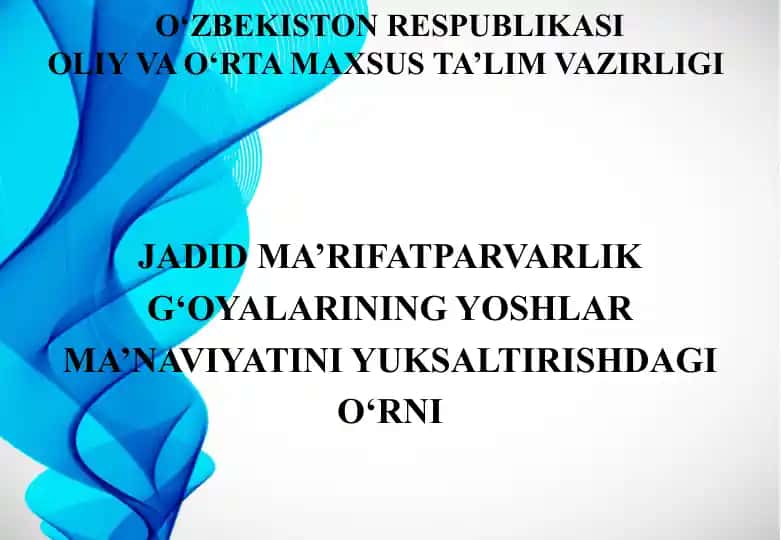 O‘zbekiston Respublikasi Oliy va O‘rta Maxsus Ta’lim Vazirligi