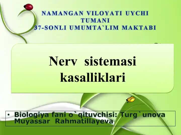 Nerv sistemasi kasalliklari
