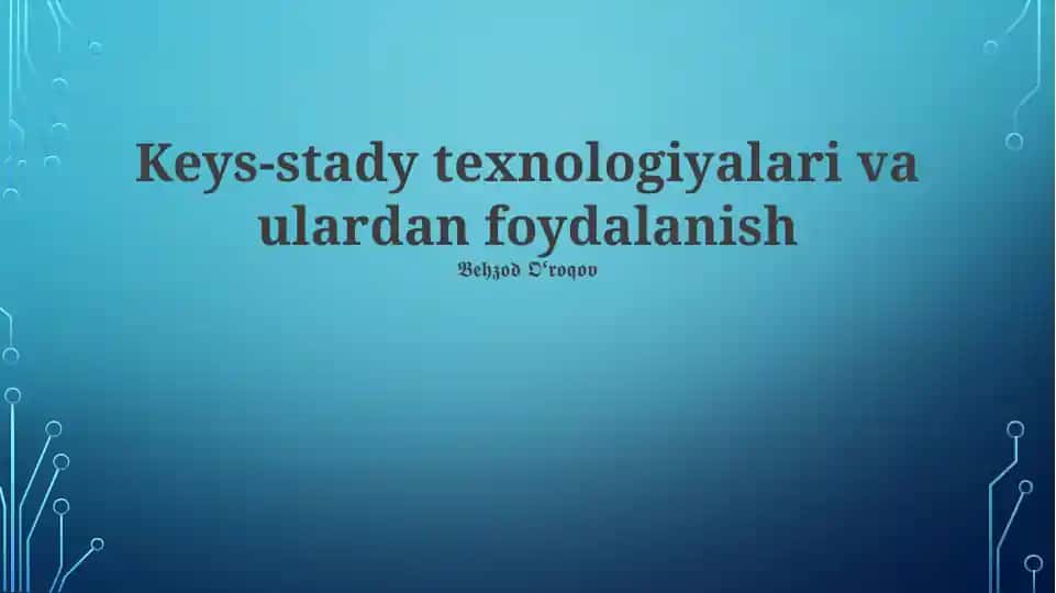 Katta Ma'lumotlar Tahlili