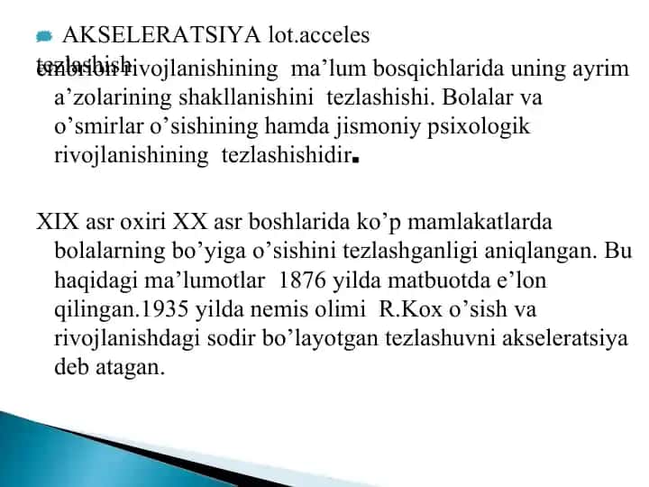 Akseleratsiya