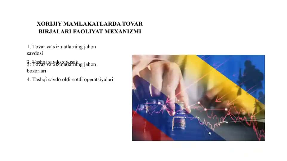 Tovar va Xizmatlarning Jahon Savdosi