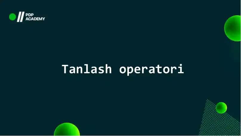 Switch Operatori
